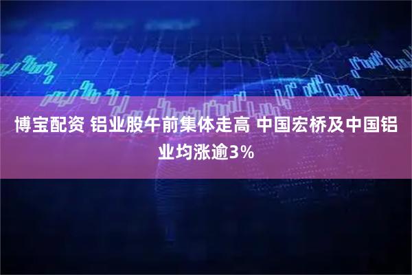 博宝配资 铝业股午前集体走高 中国宏桥及中国铝业均涨逾3%